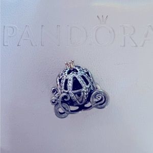 Authentic Pandora Disney Cinderella Pumpkin Coach Charm